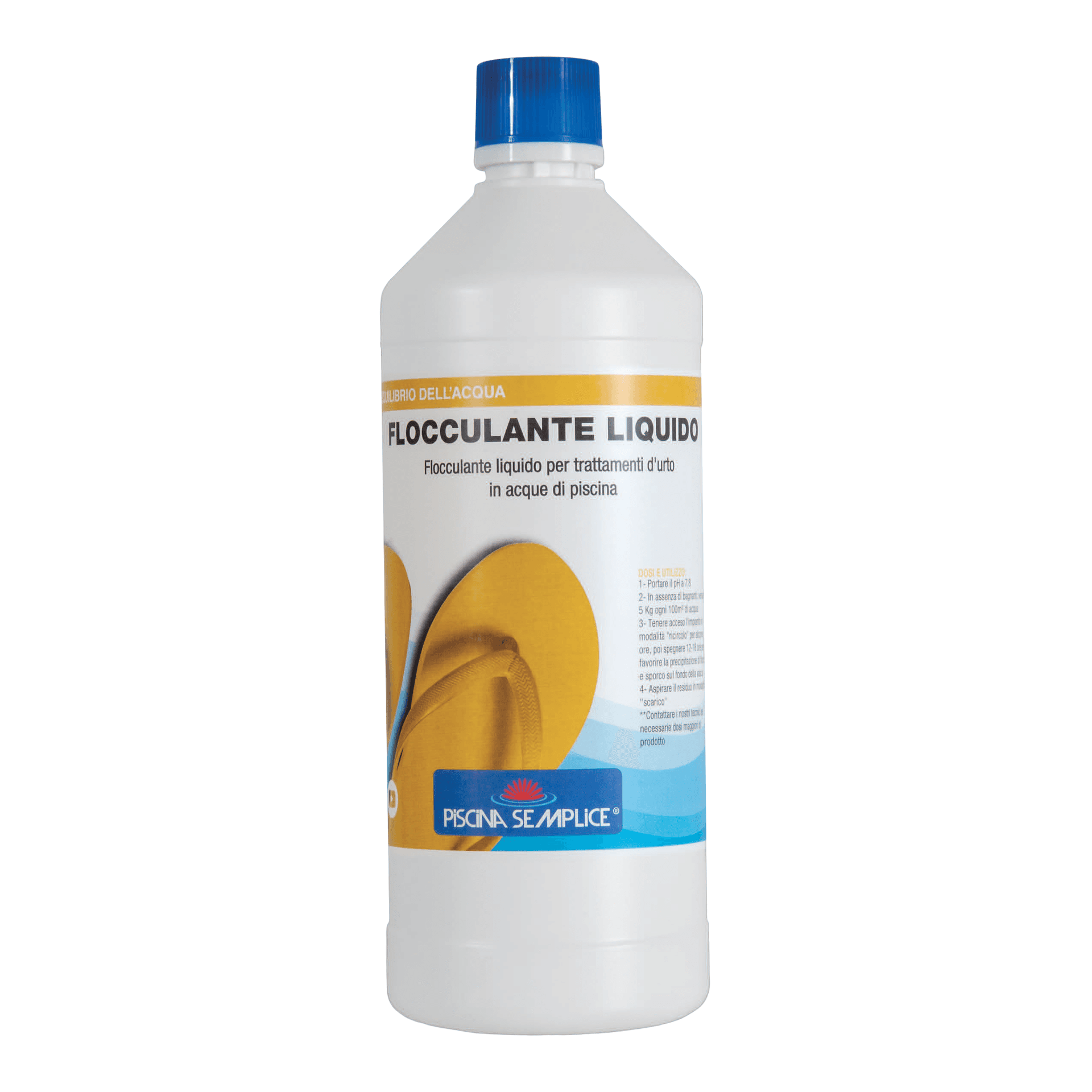 Flocculante Liquido 1 L Piscina Semplice - 3