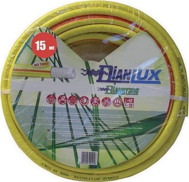 Tubo da Giardino Giallo Dianlux 15 m Dh 244 a 319 a 12 - 3