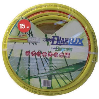 Tubo da Giardino Giallo Dianlux 15 m Dh 244 a 319 a 12 - 3