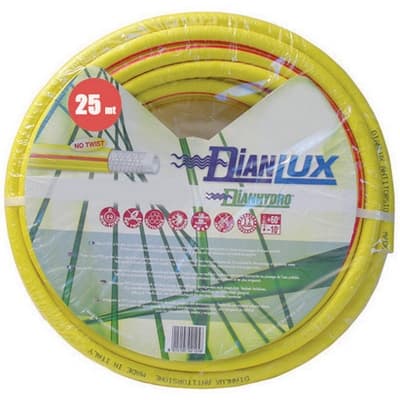 Tubo da Giardino Giallo Dianlux 25 m Dh 244 a 321 a 12 - 3