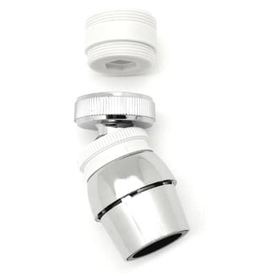 Snodo Aeratore Cromato Ipier Bianco Cromo - 3