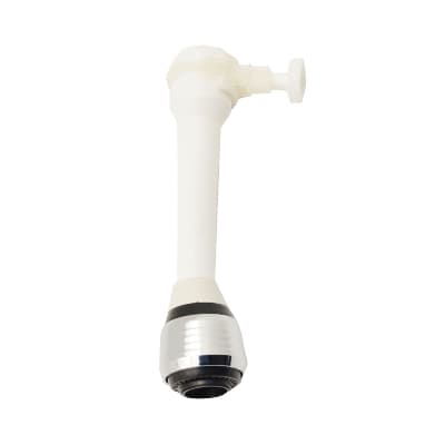 Cannuccia Aeratore a Due Getti Gopla Bianco Cromo - 3