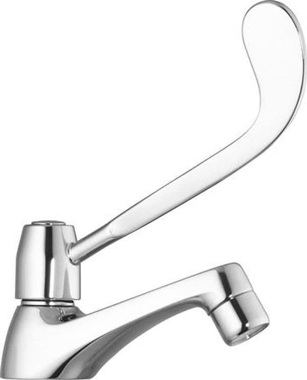 Rubinetto Collo Cigno a Leva Clinica Pb Cromo - 2