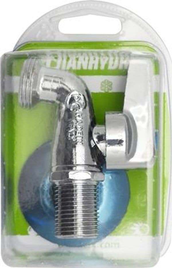Rubinetto Lavatrice Cromato a Sfera con Rosone Blister Faidf 1/2 x 3/4 PN - 3