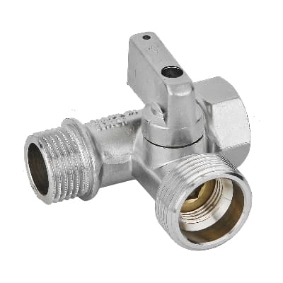 Rubinetto Lavatrice a Sfera a 3 Vie Bugat ½ x ¾ x ½ DN 8 - 3