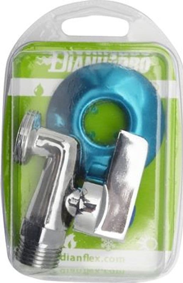 Rubinetto Lavatrice a Sfera Pesante in Ottone Cromato Blister Faidf 1/2 x - 3