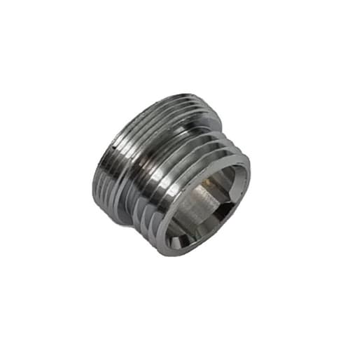 Raccordo in Ottone Cromo M24 x 1 x M½ Dh - 3