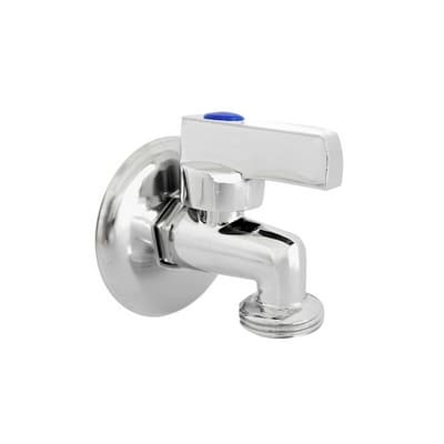 Rubinetto Lavatrice a Sfera Pesante in Ottone Cromato Dh ½ x ¾ - 3
