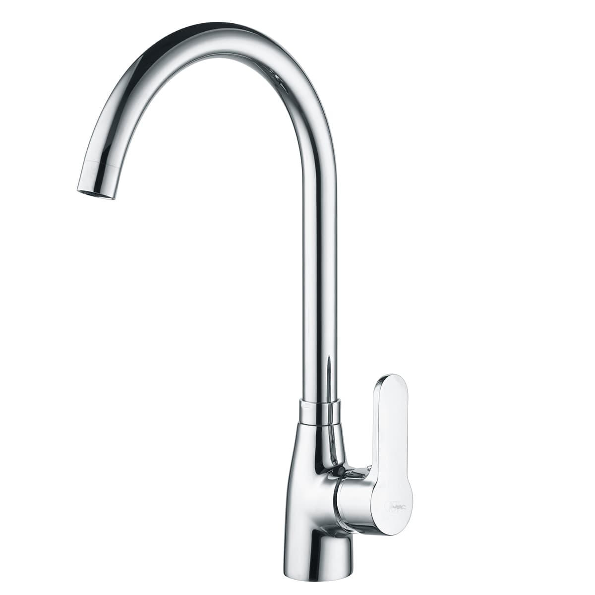 Rubinetto Miscelatore Monocomando Lavello Canna Alta Serie Paco Dh Cromo - 3
