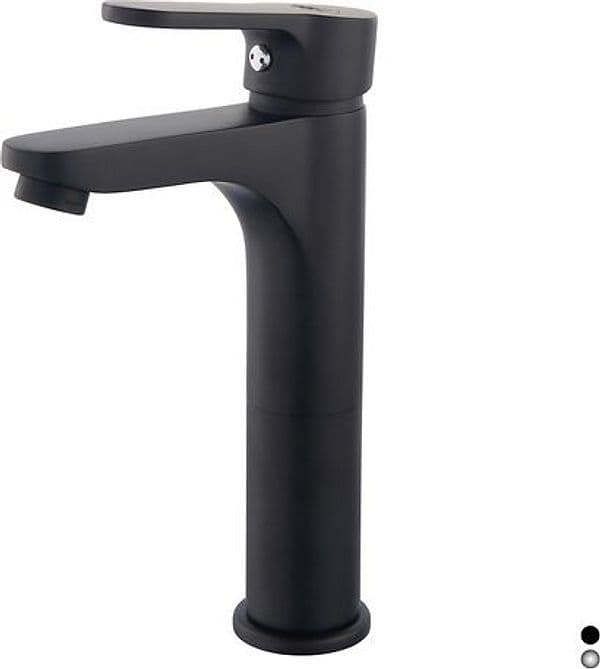 Rubinetto Miscelatore Monocomando Lavabo Alto Dh Nero Opaco 234 P111 Ne – Dianhydro