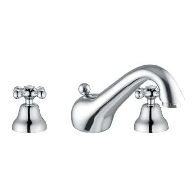 Batteria Lavabo Canna Bassa Serie Marea Pb Cromo - 2