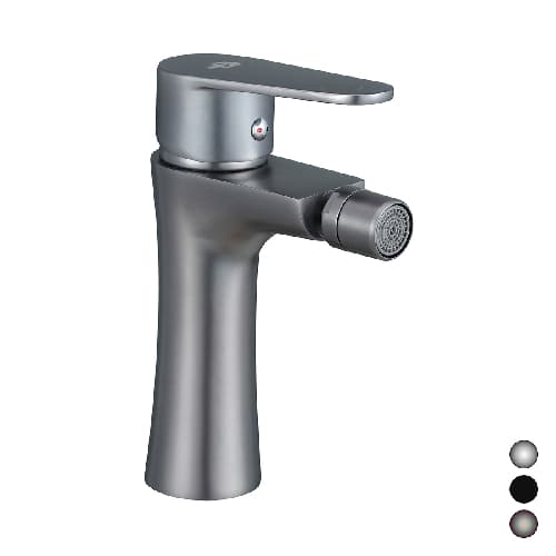 Rubinetto Miscelatore Monocomando Bidet Serie Lizzy Dh Nero Opaco - 2