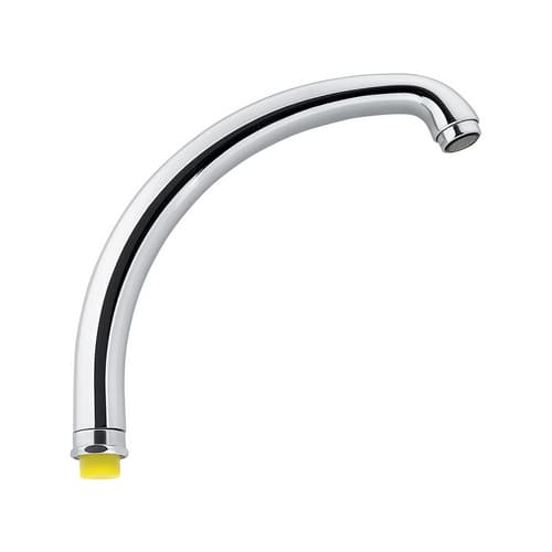 Canna per Lavello Similfusa Lunga 20 cm Cromo Dh - 3