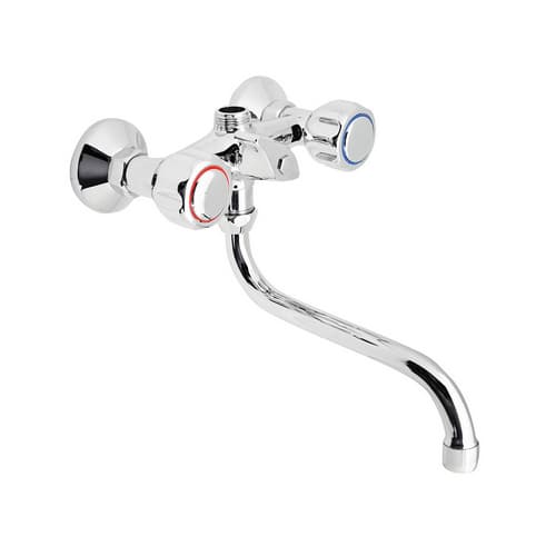 Gruppo Lavello a Muro con Attacco Lavatrice Serie Artos Dh - 3