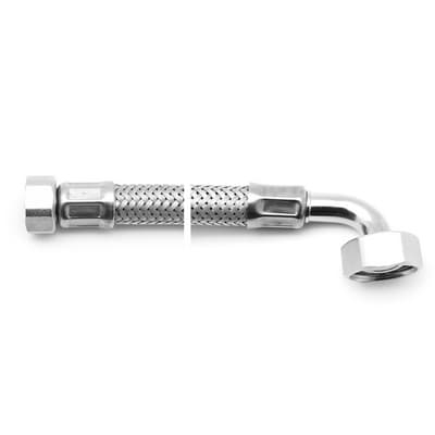 Flessibile Parinox per Acqua con Curvetta F½ x F½ Parig 30 cm - 3