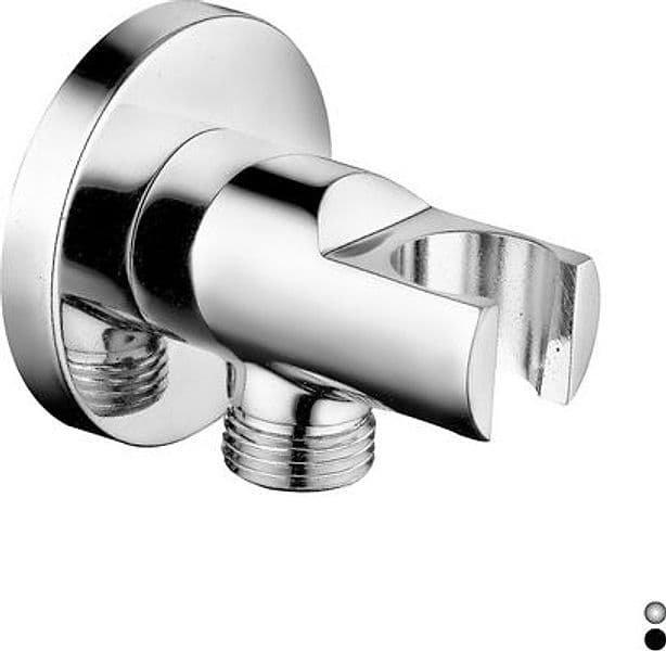 Presa Acqua Tonda con Supporto Doccia Dh Cromo – Dianhydro