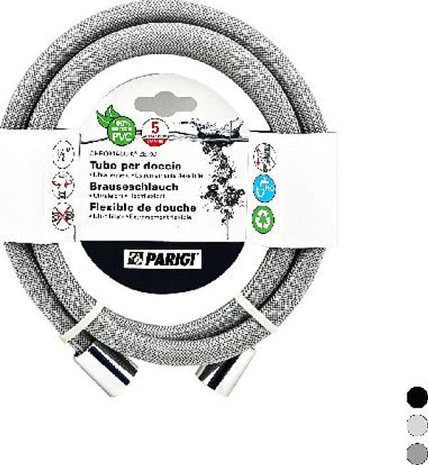 Flessibile Doccia Chromalux Zero Parig Silver Grey 150 cm - 3