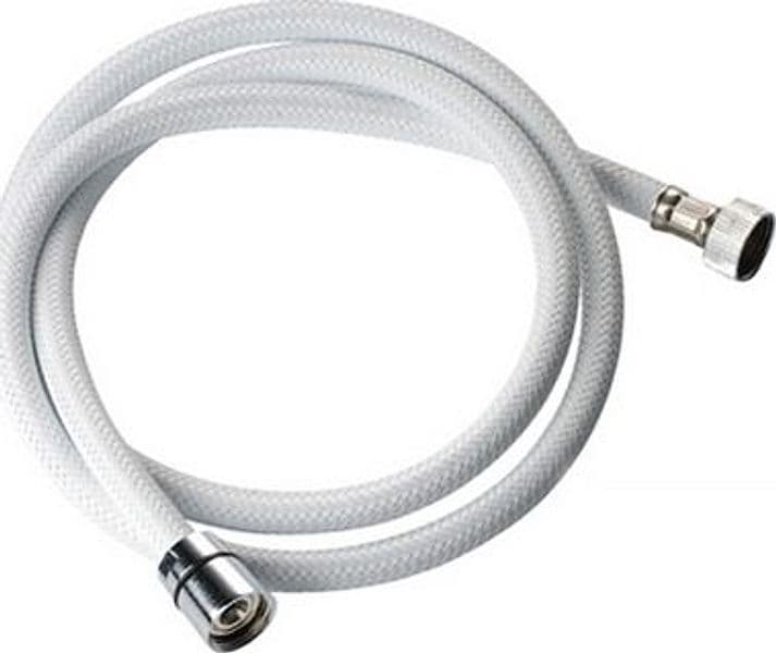Flessibile per Doccia in Nylon Bianco 150 cm Remer - 3