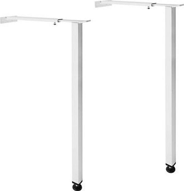 Coppia Piedini Regolabili per Lavatoi a Canale 60 cm Dh - 3
