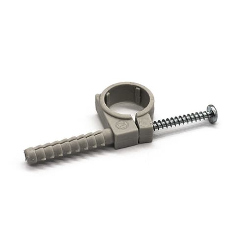 10 Pezzi Collari Singoli in Nylon con Vite Dh 14 mm - 3
