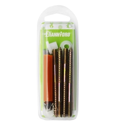 4 Pezzi Fissaggi per WC e Bidet con Tassello Arancio Faidf 6 mm x 80 - 3