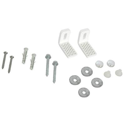 2 Pezzi Fissaggi Laterali WC e Bidet Multiforo Dh - 3