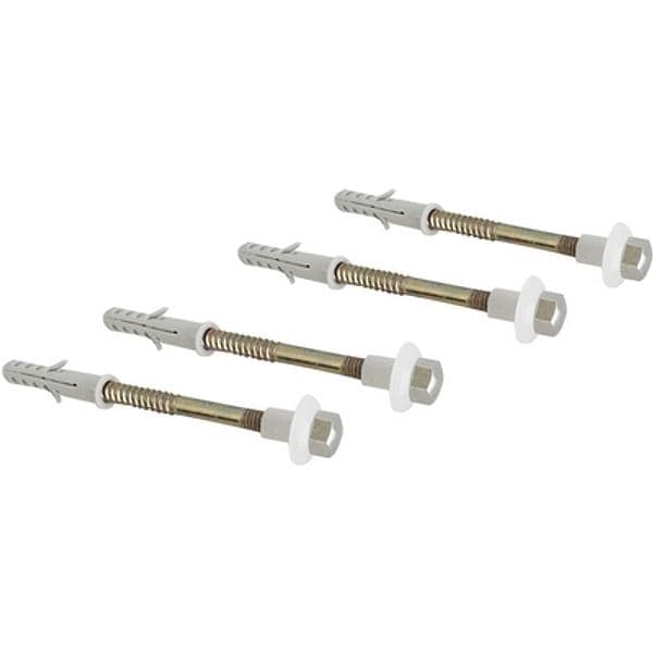 4 Pezzi Fissaggi Verticali per WC e Bidet Dh Zincati M6 x 80 - 3