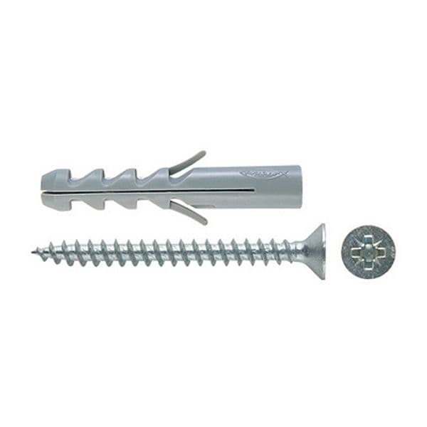 Tassello con Vite Acciaio Sv Fischer 10 25 Pezzi
