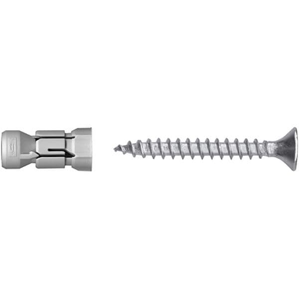 Tassello Nylon ad Espansione Conica con Vite Fisch 10 mm 50 Pezzi – Fischer