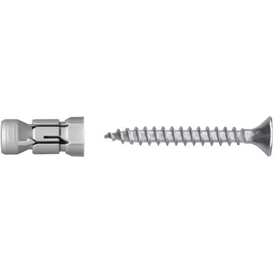 Tassello Nylon ad Espansione Conica con Vite Fisch 10 mm 50 Pezzi - 2