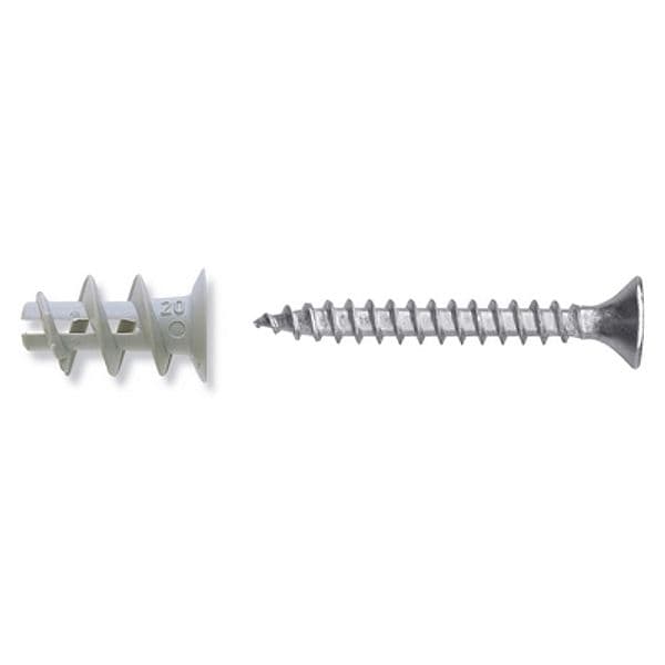 Tassello Nylon con Vite per Cartongesso Fisch 22 mm 50 Pezzi – Fischer