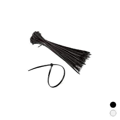 100 Pezzi Fascette di Cablaggio in Nylon Dh Neutra 2,5 x 100 mm - 3