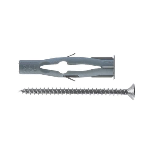 Tassello con Vite Fischer per Truciolare Fu V 8 x 50V 50 Pezzi - 3