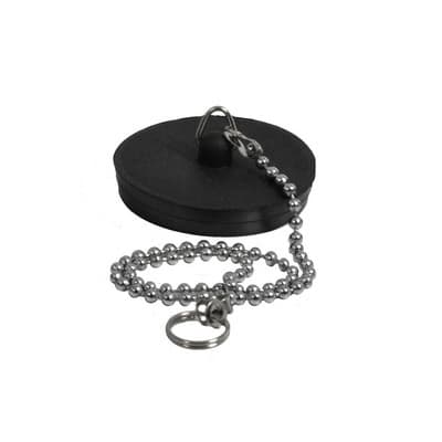 Tappo Gomma con Catena ed Anello Ghidi Ø 47 mm - 3