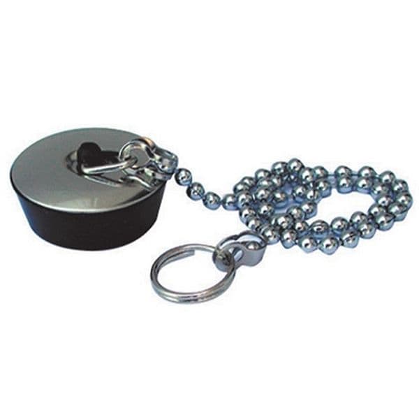 Tappo in Gomma per Lavabo Misura Piccola Dh Ø 31 mm - 3