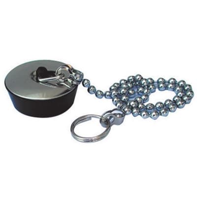 Tappo in Gomma per Lavabo Misura Piccola Dh Ø 31 mm - 3