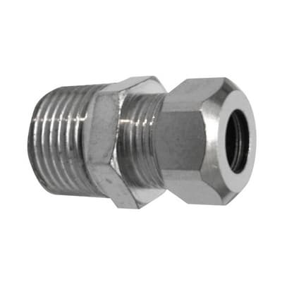 Nipple Bicono Cromato per Cannette Dhimp ? x ? Ø 10 - 3