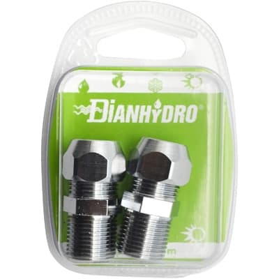 2 Pezzi Nipples Bicono Cromato per Cannette Blister Faidf 211 a 560Y 3312 - 3