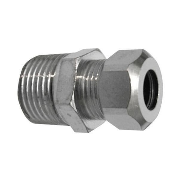 Nipple Bicono Cromato per Cannette Dhimp 1/2 x 3/8 Ø 12 - 3