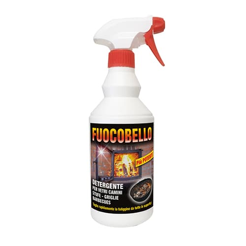 Detergente per Vetri Camini Fuocobello 750 Ml Esclu - 2