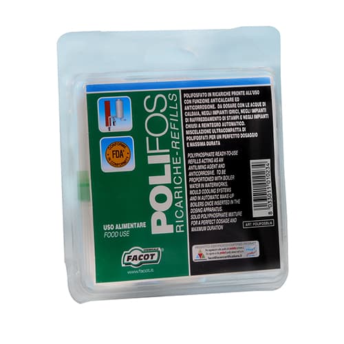6 Pezzi Ricarica Polifosfato in Pastiglie Polifos Facot Blister 6 Pezzi - 2