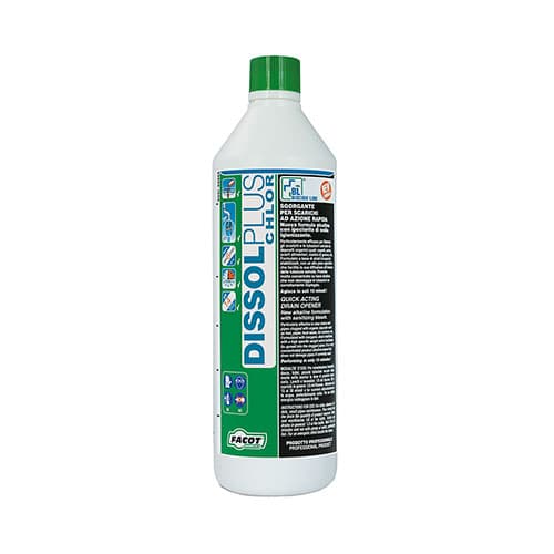 Disgorgante Dissol Plus + Chlor Flacone Facot 1 L - 3