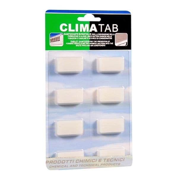Sanitizzante in Pastiglie Climatab Blister Facot Blister 8 Past Tab