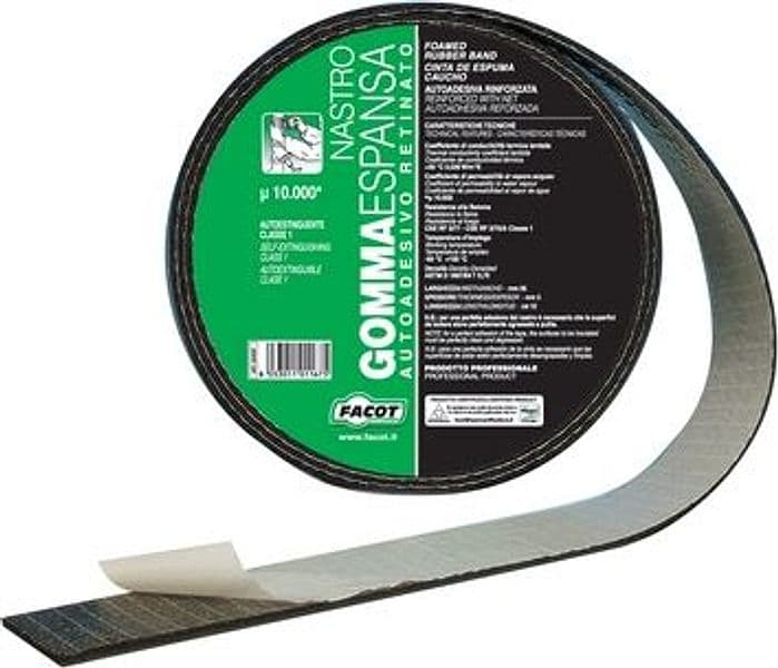 Nastro Gomma Espansa Retinato Facot H 50 mm x 10 m - 2