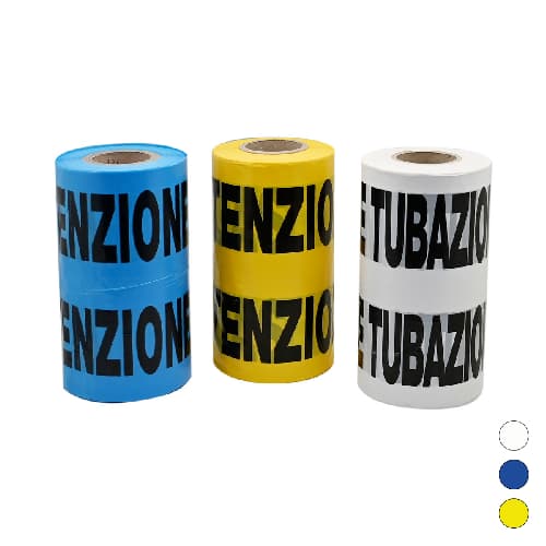 Nastro Avvertitore Camon Bianco Tubo Fognatura 200 m - 3