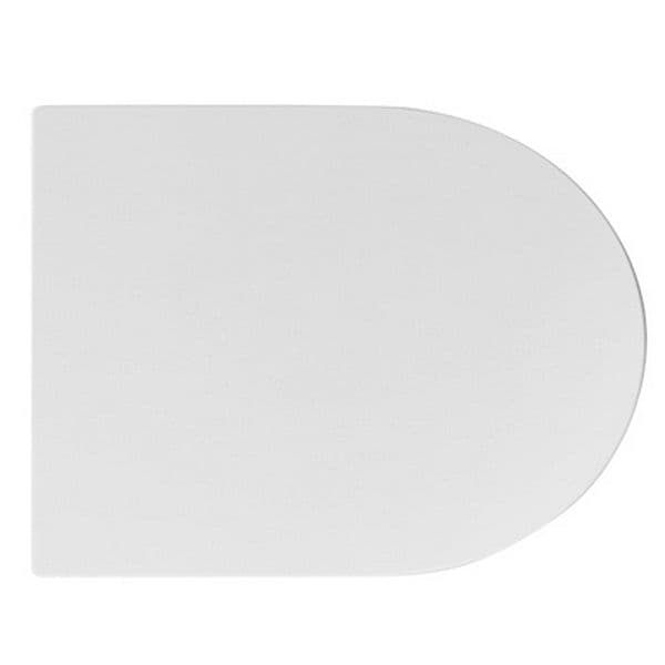 Sedile WC Slim Moon con Soft Closing Bianco Rak Coprivaso Copriwater - 3