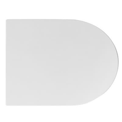 Sedile WC Slim Moon con Soft Closing Bianco Rak Coprivaso Copriwater - 3