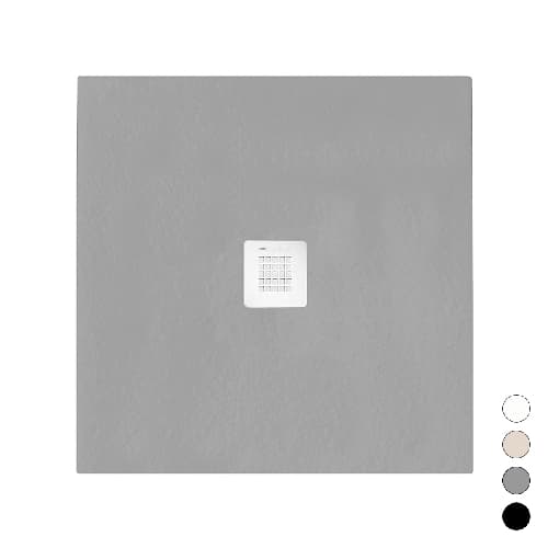 Piatto Doccia Linea Emotion Mod Serenity Dh Grigio 7035 120 cm x 120 - 2