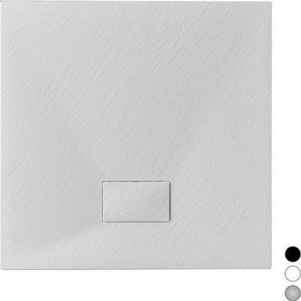 Piatto Doccia Stone Essence Slim Quadro Dhimp Grigio 80 cm x 80 - 3