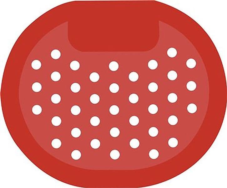 10 Pezzi Filtri per Orinatoi 168 x 140 Fluid Rosso - 3